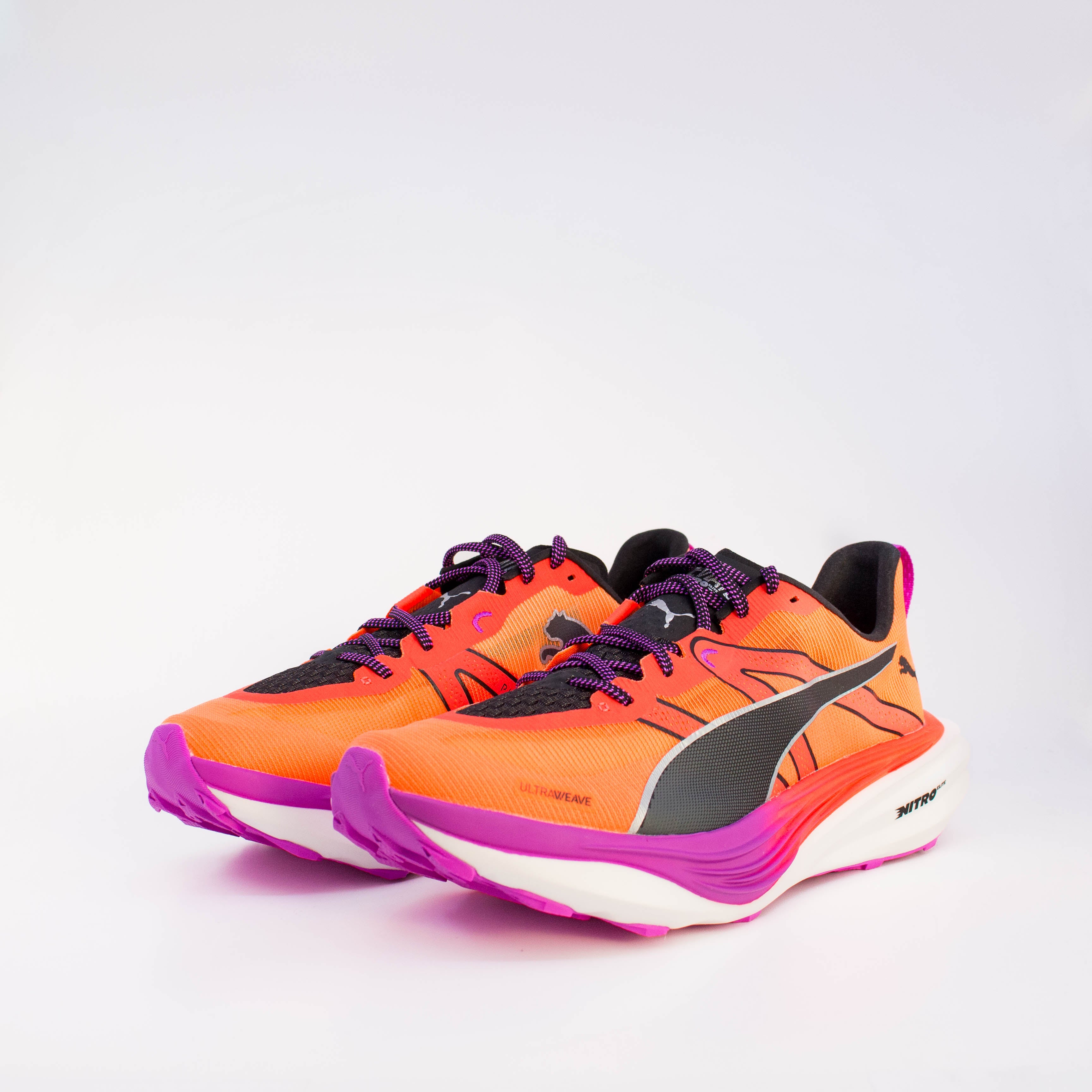 Puma Deviate Nitro Elite Trail Mens (D standard) Glowing Red/Black/Pure Magenta - Frontrunner Colombo